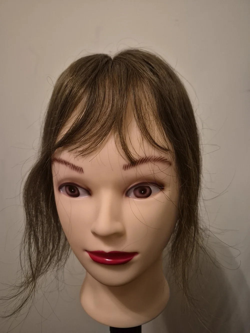 Human hair brown Topper